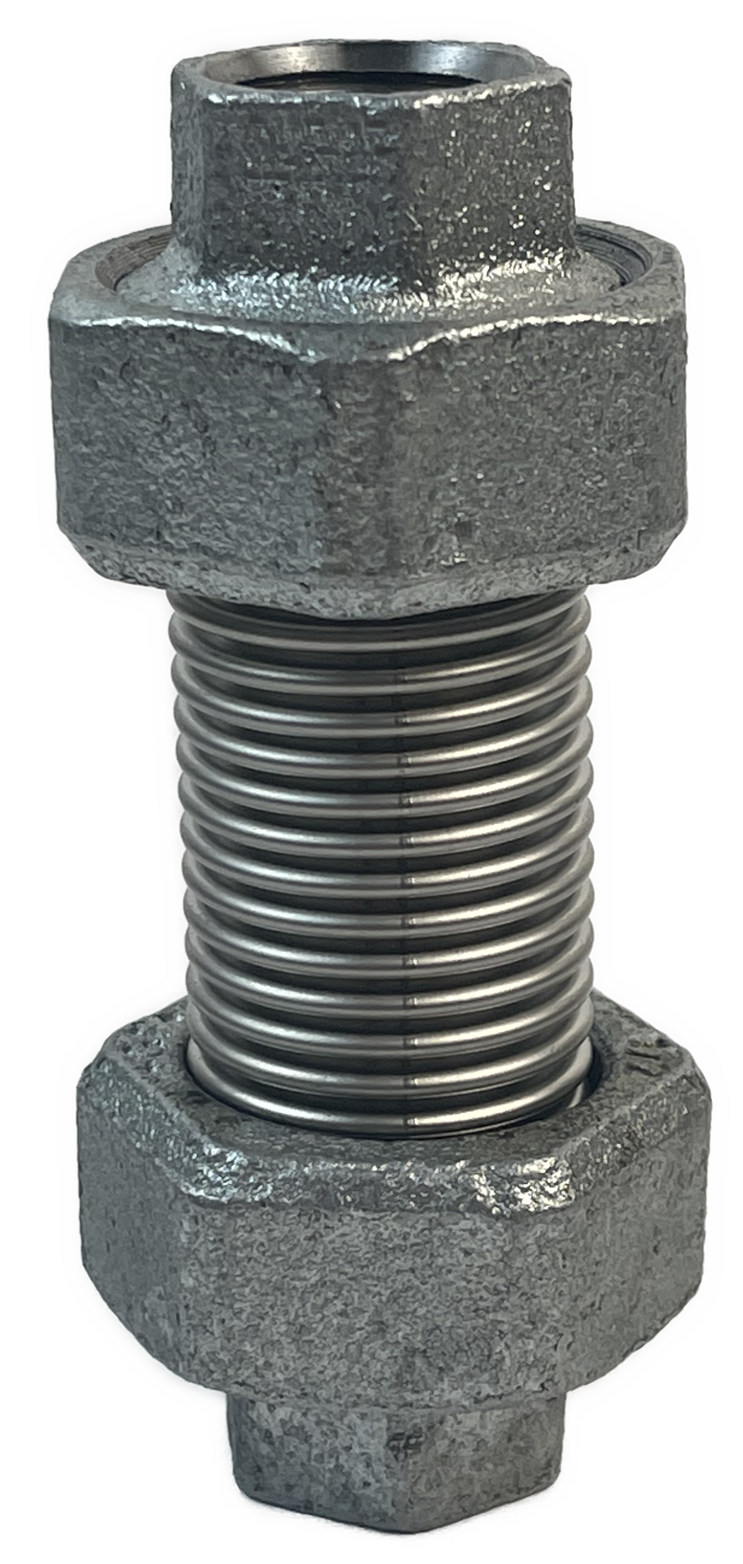 Axial steel expansion joint with threaded sockets made of malleable cast iron - Typ BOA 7160 00S-Ti